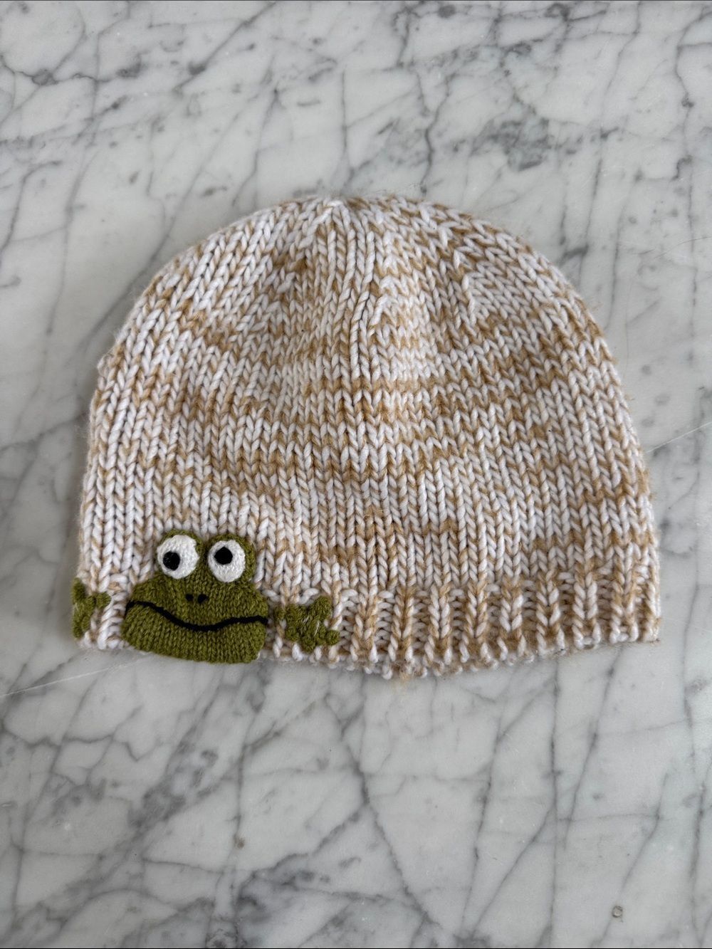 Tilt Crocheted Frog Beanie Kids OS